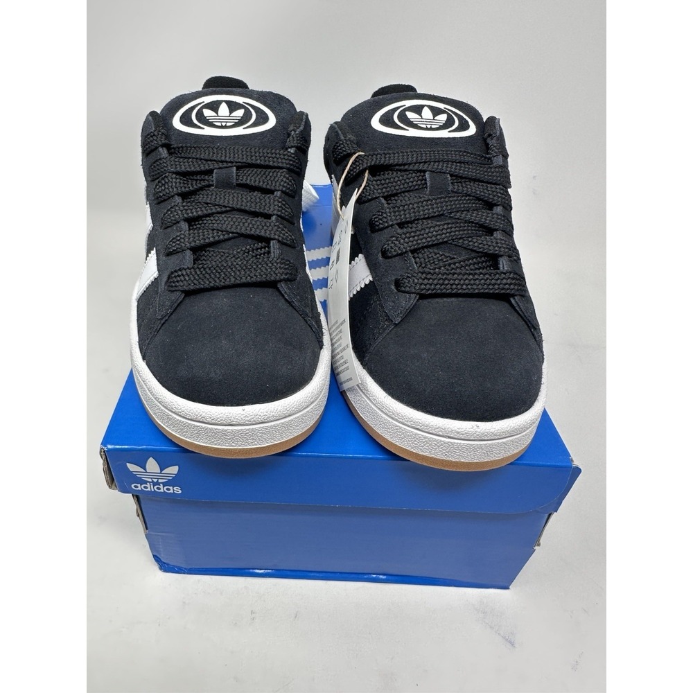 New Kids Adidas Campus 00S J Size 3 1/2 UK 3 Black White Shoes - Picture 3 of 7